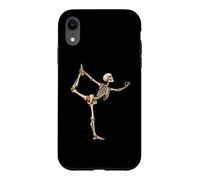 Squelette Yoga Debout Bow Pose Yogi Humour Coque pour iPhone XR