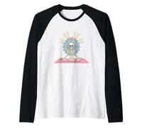 Squelette Yoga Lotus avec Mandala Manche Raglan