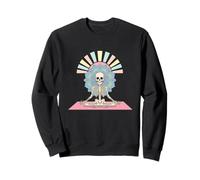 Squelette Yoga Lotus avec Mandala Sweatshirt