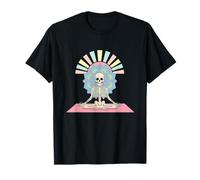 Squelette Yoga Lotus avec Mandala T-Shirt