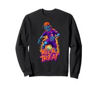 Squelette Zombie Effrayant Football Halloween Sweatshirt