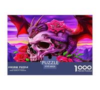 squelette1000 Pièces PuzzlePièces Halloween Squelette pour Adultes Jeu D'Intelligence Parfaitpourla Détente Créativité Et CommeCadeau38x26cm/1000pcs