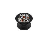 Squelettes Amusants pour Tromper ou Traiter Le Design Punk PopSockets PopGrip Adhésif