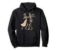 Squelettes Dansant drôle Tango Salsa Danseur Gothique Halloween Sweat à Capuche