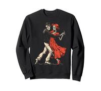 Squelettes Dansant drôle Tango Salsa Danseur Gothique Halloween Sweatshirt