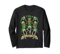 Squelettes dansants pour la Saint-Patrick 2026 Manche Longue