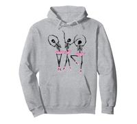 Squelettes de Ballerine Dansant Halloween Squelette de Ballerine Sweat à Capuche