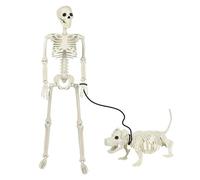 Squelettes d'halloween pour extérieur Accessoire Réaliste Corps Complet à | Ensemble de Squelettes pour Halloween Pour Maison Extérieur Porche Fête Maison Hantée