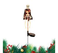 Squelettes Halloween D'extérieur Panneau Pelouse Os Humain Réaliste | Décorations De Jardin Pour Halloween Pour Jardin Bord Route Arbustes Arrière-Cour Fête Garage Cimetière Nécropole