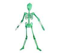 Squelettes pour Halloween | Modèle d'os phosphorescents de 1,5 m | Décoration intégrale à suspendre - Pour fête, bar, cour, mur, maison hantée, extérieur, cimetière