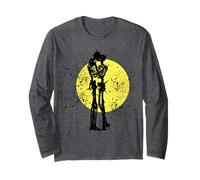 SQUELETTES S'EMBRASSANT en REGARDANT L'EXPLOSION du Soleil Manche Longue