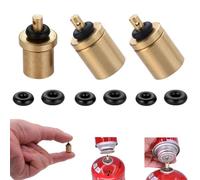 SquEqu Lot de 3 adaptateurs de recharge de gaz pour cartouche Thermacell - Pour réservoir de gaz butane - Réservoir de bouteille de réchaud - Pour camping, randonnée