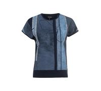 s'questo T-shirt 1/2 Soquesto Collection Spring Delight, bleu marine, 40