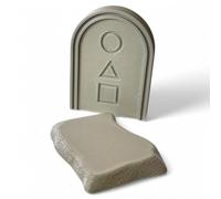 Squid Flying Stone - Jeu d'adresse Flying Stone KAJAWIS® - Set avec Pierre et Support - Jeu de société avec Symboles inspirés de Squid