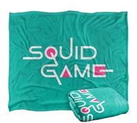 Squid Game Aqua Logo Plaid Ultra Doux au Toucher Soyeux - 152 x 127 cm