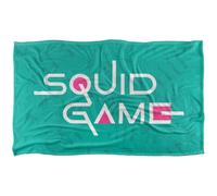 Squid Game Aqua Logo Plaid Ultra Doux au Toucher Soyeux - 91 x 147 cm