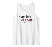 Squid Game Classic Logo texte noir Débardeur