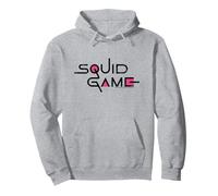 Squid Game Classic Logo texte noir Sweat à Capuche