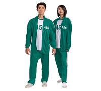 Disguise Player 456 Officiel Squid Game Costume Survêtement Taille Adulte, Voir Image, S Mixte