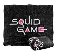 Squid Game Logo Plaid Ultra Doux au Toucher Soyeux - 152 x 127 cm