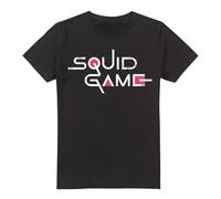 Squid Game Logo T-Shirt, Noir, S Mixte