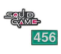 Squid Game - Pack de 2 pin's Squid Game & Player 456 G