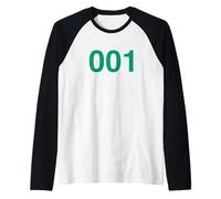 Squid Game Player 001 Costume Manche Raglan