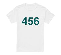 Squid Game Player 456 T-Shirt, Blanc, S Mixte