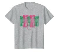 Squid Game Poupée Rouge Clair Vert Clair T-Shirt, Enfant, Gris Chiné, 2 Ans