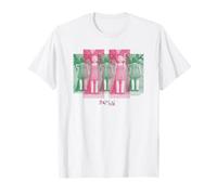Squid Game Poupée Rouge Clair Vert Clair T-Shirt, Femme, Blanc, M