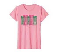 Squid Game Poupée Rouge Clair Vert Clair T-Shirt, Femme, Rose, XL