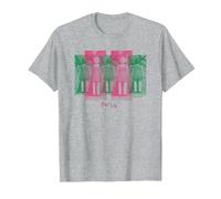 Squid Game Poupée Rouge Clair Vert Clair T-Shirt, Homme, Gris Chiné, XL