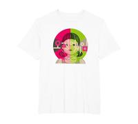 Squid Game Red Light Green Light Doll Coréen Texte Logo T-Shirt, Homme Grandes Tailles, Blanc, 2X Tall