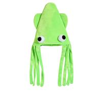 Squid Hat,Funny Plush Breathable Squid Hat - Novelty Sea Animal Headwear | for Halloween Christmas Birthday Parties Photography Stage Shows Kids Adults Boys