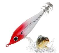 Squid Jigs Saltwater Fishing Lures | Glow-in-The-Dark Baits with High-Penetration Hooks, Effective Attractant Jigs For Night Fishing, Ideal For Saltwater Squid, Cuttlefish, and Octopus
