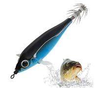 Squid Jigs Saltwater Fishing Lures | Glow-in-The-Dark Baits with High-Penetration Hooks, Effective Attractant Jigs for Night Fishing, Ideal for Saltwater Squid, Cuttlefish, and Octopus