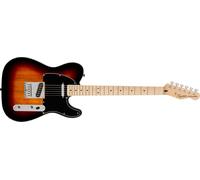Squier By Affinity Series Telecaster,Guitare Electrique,Touche En Erable,Plaque De Protection Noire,3 Couleurs Tonalitésmarron,Inclus Des Cours Virtuels Gratuits Sur Play