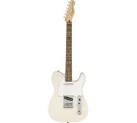 Squier by Fender Affinity Series Telecaster, Guitare Electrique, Touche en Laurier Indien, Blanc Olympique, Inclus des Cours Virtuels Gratuits sur Fender Play