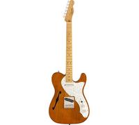 Squier by Fender Classic Vibe '60s Telecaster, Thinline, Naturel, Idéale pour les Débutants et les Joueurs Chevronnés, Avec Garantie de 2 ans