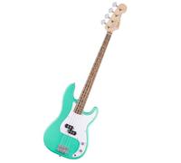 Squier by Fender Debut Precision Bass Débutant Vert Menthe 4 cordes | Basse électrique d'entrée de gamme, manche facile à jouer, cours virtuels gratuits inclus, idéale pour les débutants