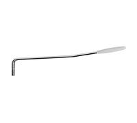 Squier by Fender Standard Series Bras de Trémolo 6mm Chrome Pointe Blanche | Remplacement bras de trémolo, filetage 6mm, pointe blanche, compatible Squier Strat, chrome, guitare électrique