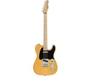 Squier by Fender Stratocaster Guitare Électrique Débutant Butterscotch | Guitare électrique d'entrée de gamme, manche facile à jouer, cours virtuels gratuits inclus, essai Fender Play