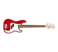 Squier by Fender Mini Precision Basse Électrique Courte Échelle Dakota Red | Basse enfant à diapason court, idéale pour les débutants, cours virtuels gratuits, format voyage