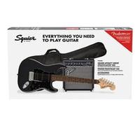 Squier Affinity Series Stratocaster HSS Pack IL Charcoal Frost Metallic kit débutant guitare électrique