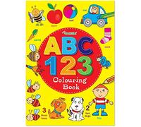 Squiggle ABC 123 Livre de coloriage Format A4 Chiffres alphabet