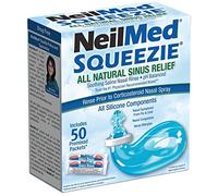 NeilMed Système d'irrigation nasale Squip NasaKleen Squeezie – Pack de 50 sachets salins