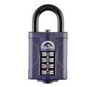 Squire Cadenas CP40 – 4 viroles, anse en acier résistante, acier anticorrosion – Bleu, 40 mm