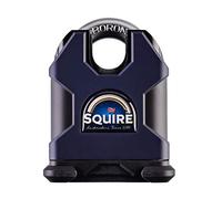 Squire - SS65CS - Stronghold - Cadenas haute sécurité à anse protégée - Noir/Bleu - 65mm