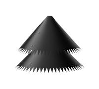 Squirrel Baffle for Shepherd Hook Pole- 16.14x13.39x1.38 inches Outdoor Wrap Around Squirrel Guards, Small Pet Accessory | 2-Pack Bird Feeder Pole Baffles for Protecting Hanging Bird