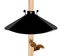 Squirrel Baffle - Metal Weatherproof Shepherd’s Hook Guard | 43cm Length, 1300g Weight, Outdoor Garden, Yard Backyard, Porch Patio Protector, Durable, Bird Feeder Pole Shield for Outside Use